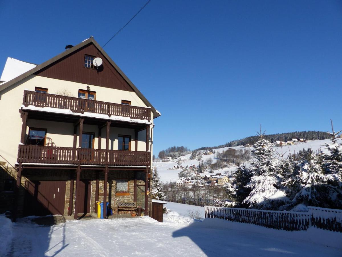 Cozy Apartment In Ore Mountains With Balcony Breitenbrunn  Bilik gambar